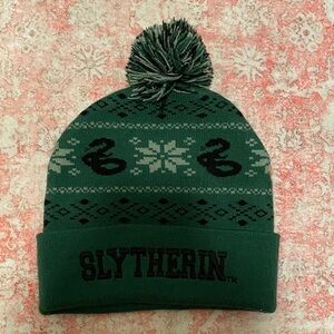 Green Slytherin Knit Beanie
